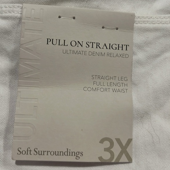 NWT Soft Surroundings The Ultimate Denimpull on Relaxed Jeans Size 3X. - Picture 3 of 8
